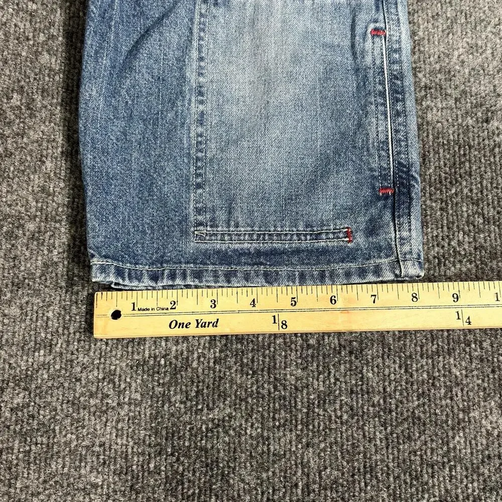 OshKosh B'gosh Shorts Boys 6 Blue Denim Jean Utility Elastic Waist New Tags